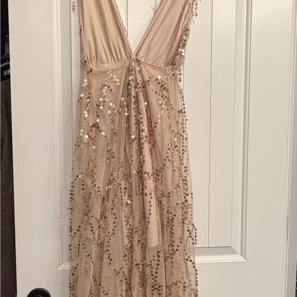 Hello Molly Gold Sequin Dress - Picture 5 of 6